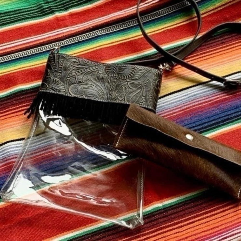 Western Clear Crossbody Purse